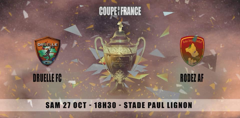 6ème tour Coupe de France, Druelle FC (R2) / Rodez AF (N1)