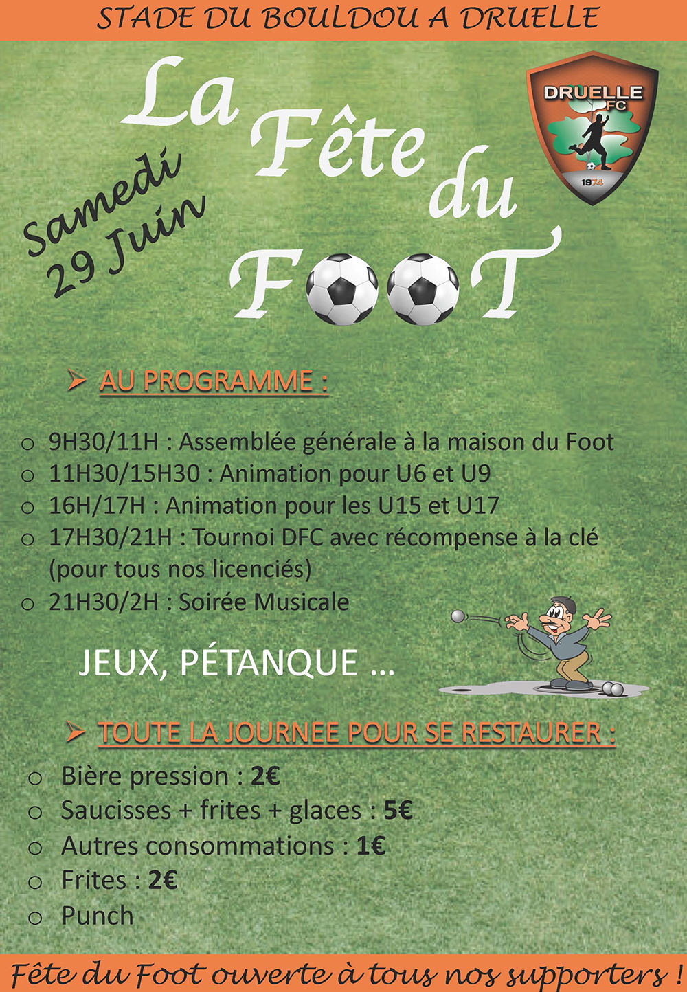 ASSEMBLEE GENERALE ET FETE DU FOOT